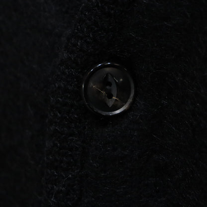 MOHAIR CARDIGAN -TYPE 1- #BLACK [23FW-WMK-KN07]