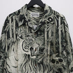 TIM LEHI | HAWAIIAN SHIRT L/S -TYPE 1- #OLIVE [23FW-WMS-HI01]