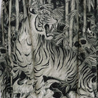 TIM LEHI | HAWAIIAN SHIRT L/S -TYPE 1- #OLIVE [23FW-WMS-HI01]