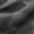 TASLAN NYLON CHECK EASY SHORTS #BLACK [CCC-261P004]