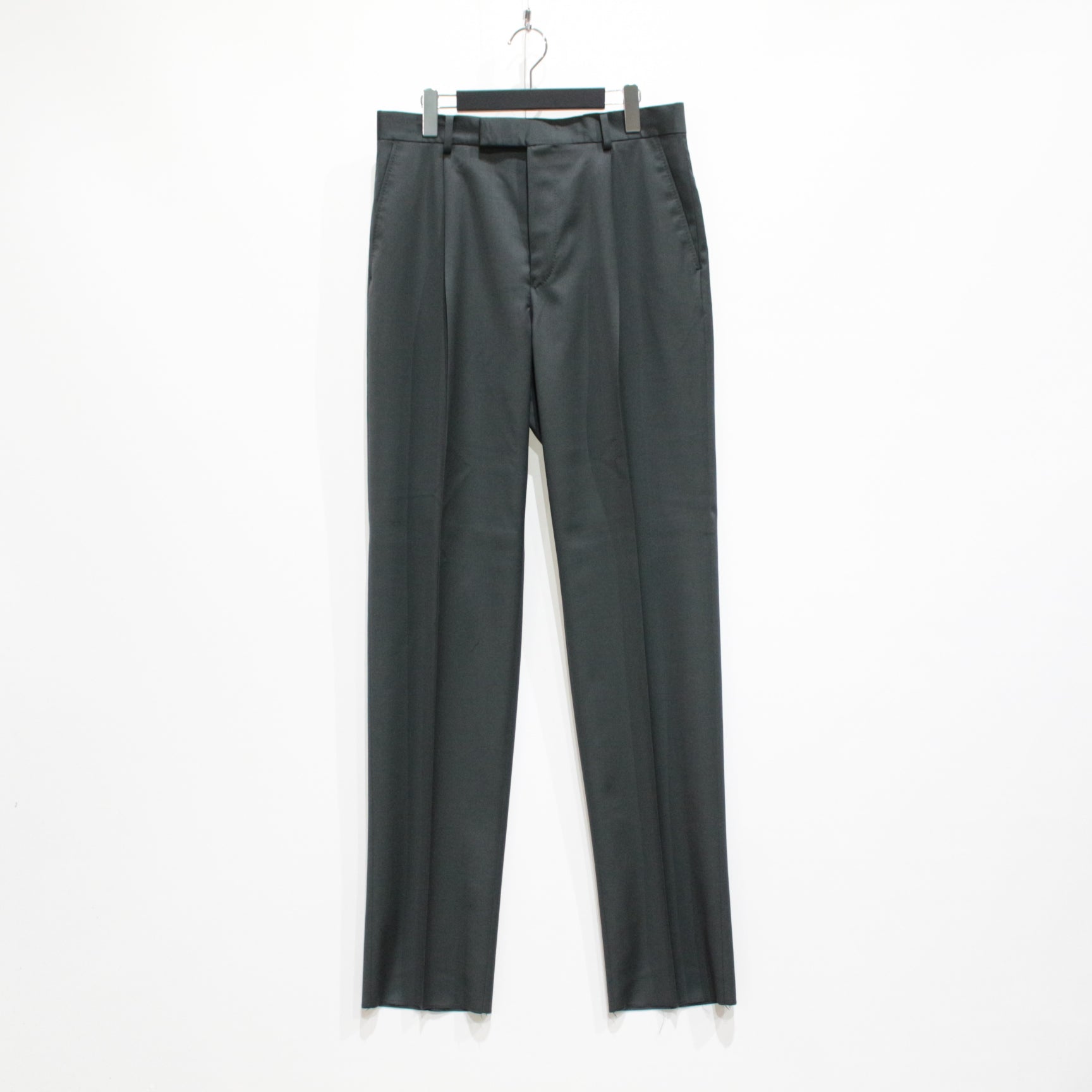 PLEATED TROUSERS -TYPE 2- #D-KHAKI [23FW-WMP-TR11]