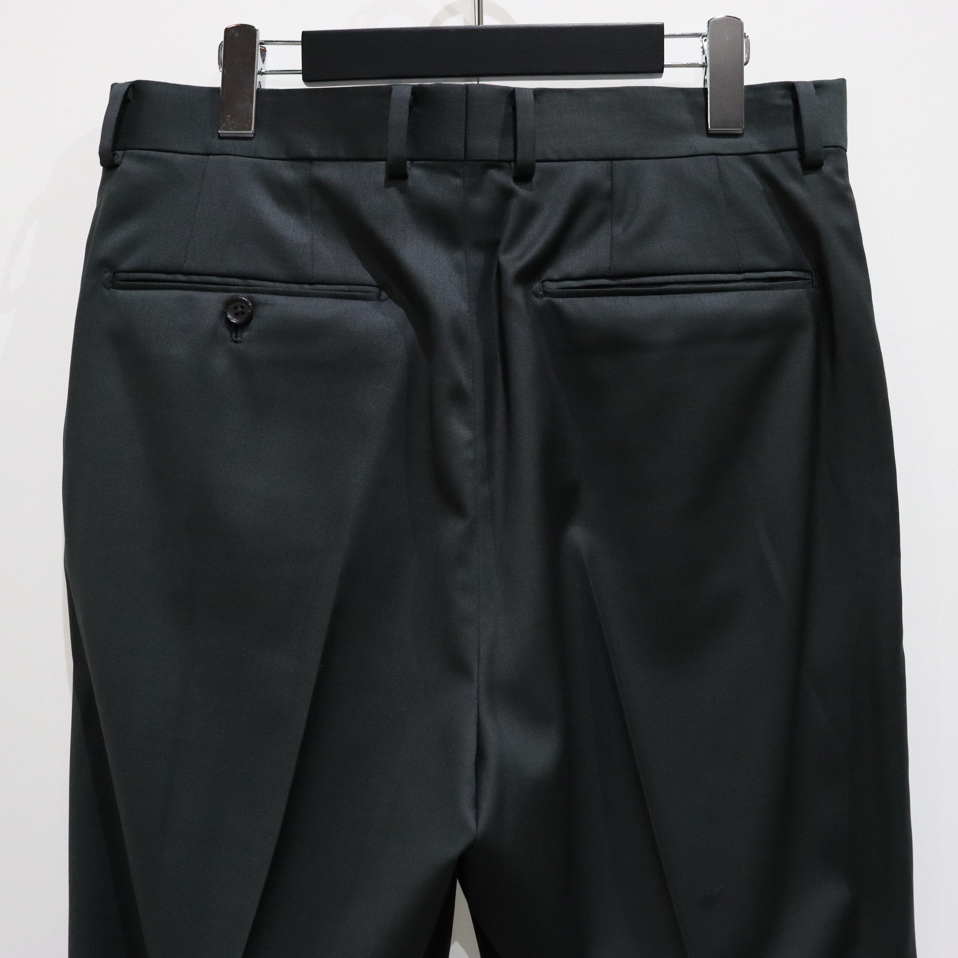 PLEATED TROUSERS -TYPE 2- #D-KHAKI [23FW-WMP-TR11]