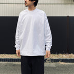 TECH DRAWSTRING L/S TEE #WHITE [BE-34026]