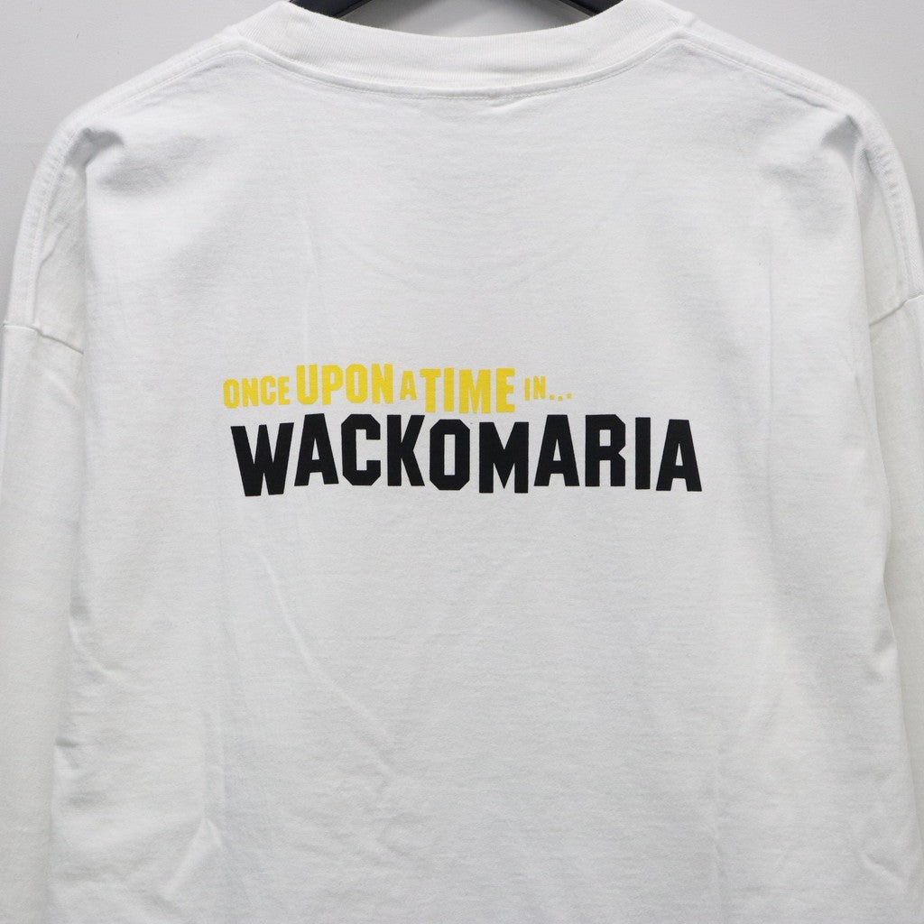WASHED HEAVY WEIGHT CREW NECK LONG SLEEVE T-SHIRT ( TYPE-3 ) #WHITE [26SS-WMT-LT05]