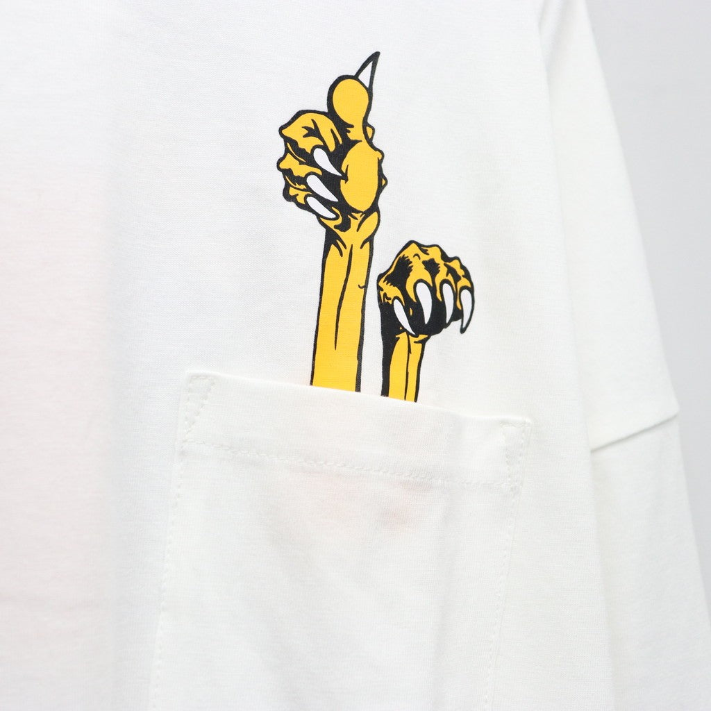DEADKEBAB LS T-SHIRT #White [FW25-T02]