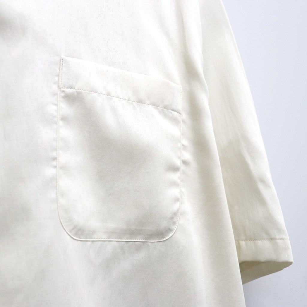 OPEN COLLAR SHIRT S/S ( TYPE-2 ) #IVORY [26SS-WMS-OC19]