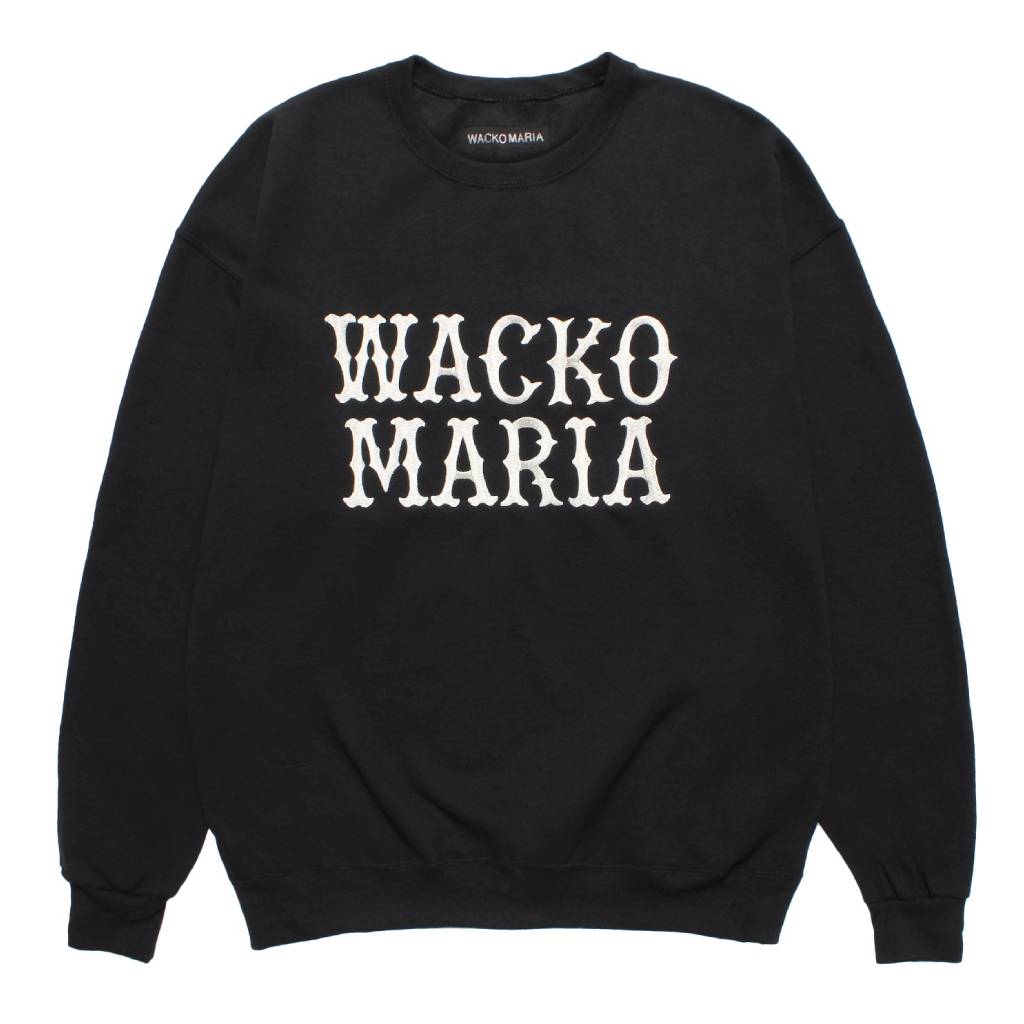 WACKO MARIA　CREW NECK SWEAT SHIRT WACKO MARIA Middle Weight Sweat Shirt Type-1 in Gray | FWRD