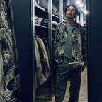 TIM LEHI | HAWAIIAN SHIRT L/S -TYPE 1- #OLIVE [23FW-WMS-HI01]