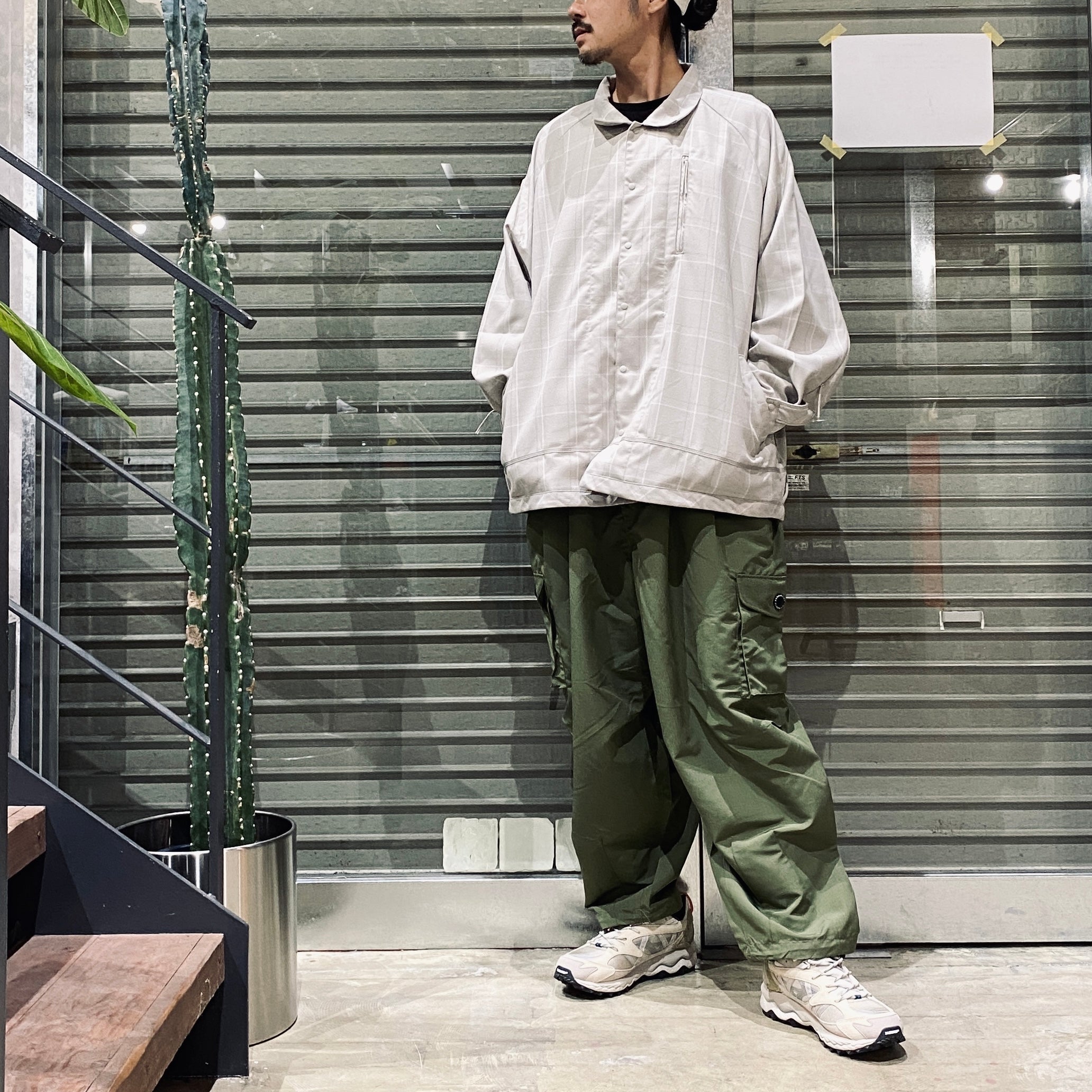 T-65 BALLOON CARGO PANTS #OLIVE [FW23-B04]