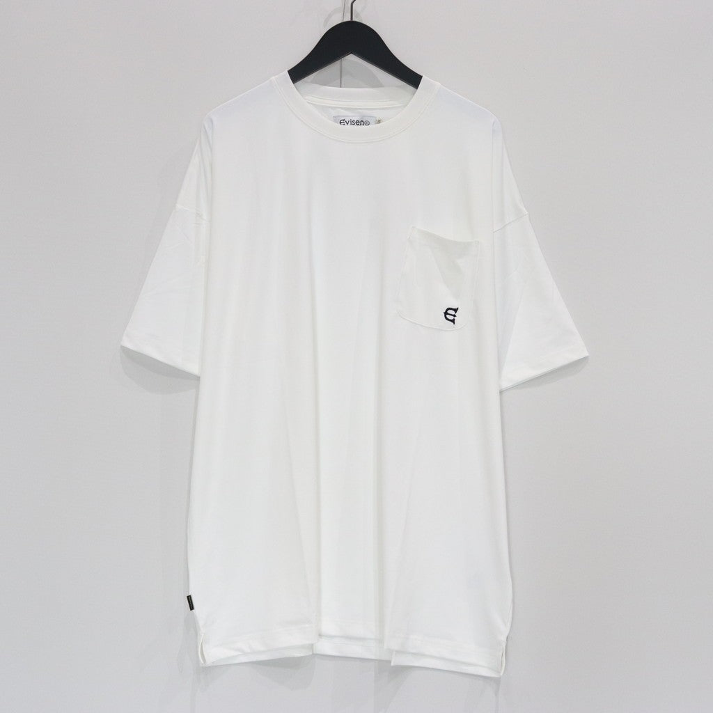 STRETCH FIBER POCKET TEE #White [25SS-T03]