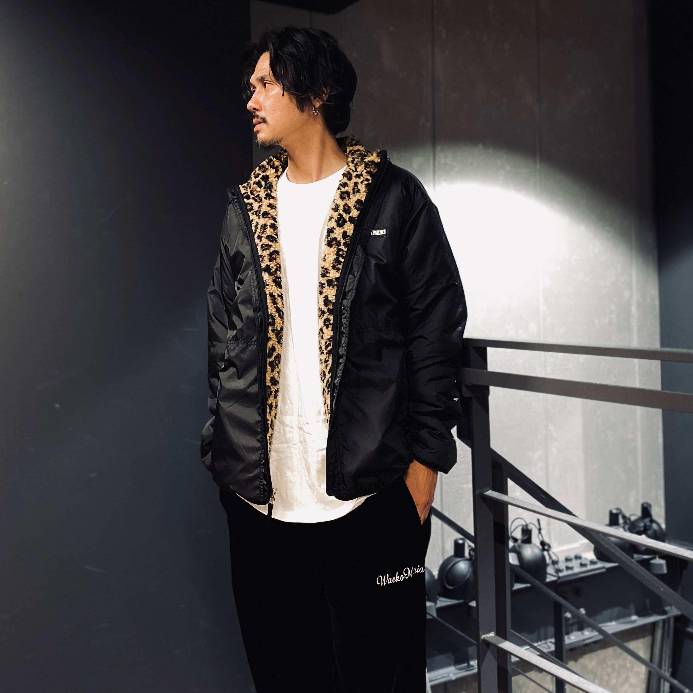 REVERSIBLE LEOPARD BOA JACKET #BEIGE [23FW-WMO-OD06]