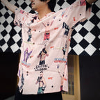 UFC | S/S HAWAIIAN SHIRT ( TYPE-1 ) #PINK [UFC-WM-HI01]