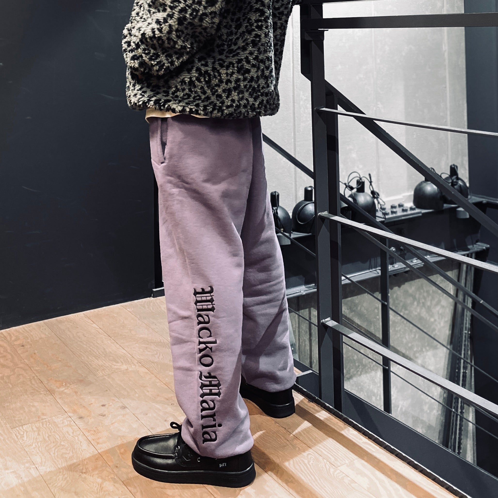 MIDDLE WEIGHT SWEAT PANTS #PURPLE [23SS-WMC-SP02]