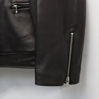 DOUBLE RIDERS LEATHER JACKET ( TYPE-2 ) #BLACK [25FW-WMO-BL03]