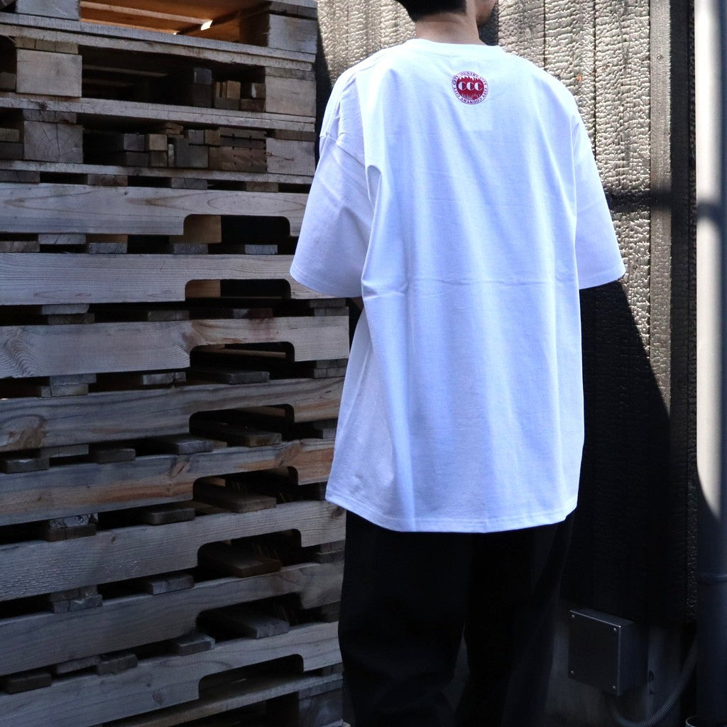 COTTON T-SHIRT_CCC DUB #WHITE [CCC-261T004]