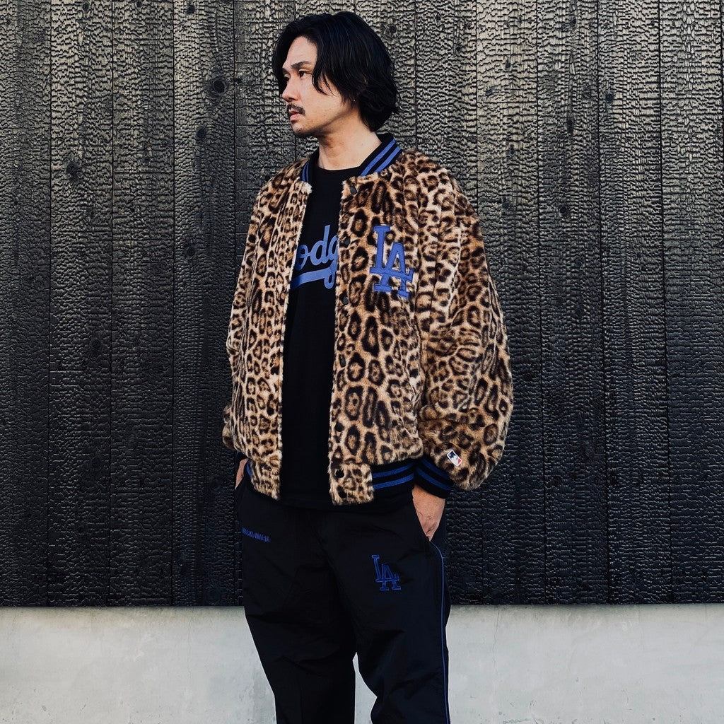 MLB | LA | REVERSIBLE VARSITY JACKET ( TYPE-2 ) #BLACK-BEIGE [MLB-WM-BL02]