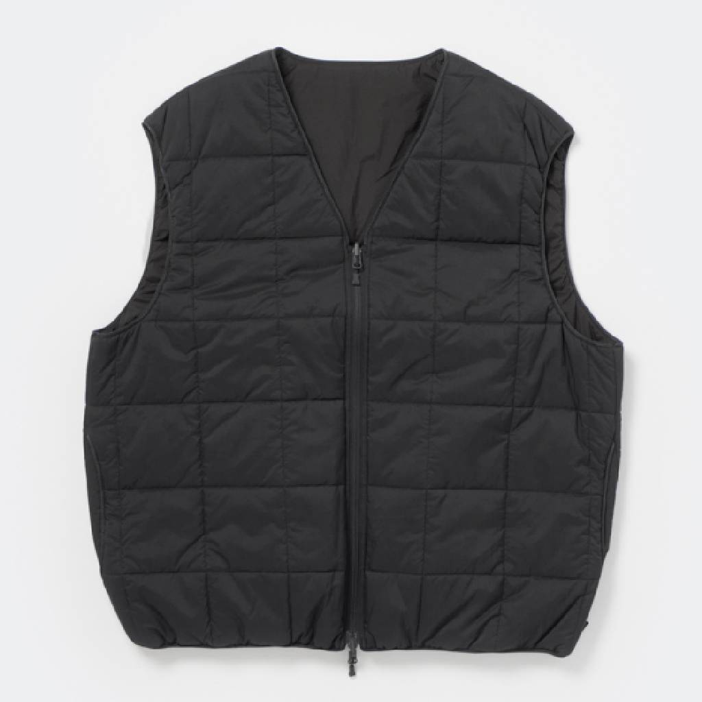 TECH PERTEX REVERSIBLE HIKER VEST (3M撥水中綿) #BLACK [BW-22026W]