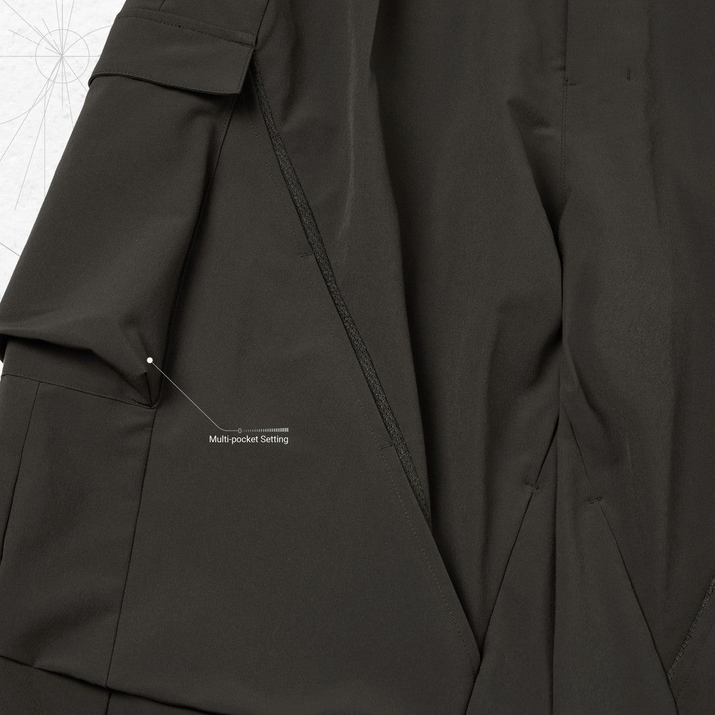 P-7S 「防風剪」實用錐形褲 #D-GRAY [GOOPI-24SS-JUN-01]