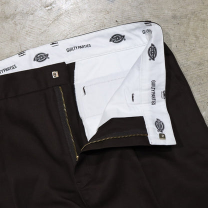 DICKIES | PLEATED TROUSERS #BROWN [24FW-WMP-DC01]