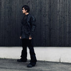 Rustic Edged Easy Rider's (VEGETABLE TANNING PIG LEATHER) #BLACK [M-P1-LW3]