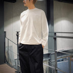 TECH LIGHTWEIGHT L/S TEE #WHITE [BE-30025]