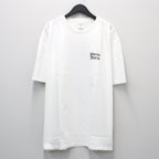 WASHED HEAVY WEIGHT CREW NECK T-SHIRT ( TYPE-1 ) #WHITE/BLACK [26FWE-WMT-WT01]
