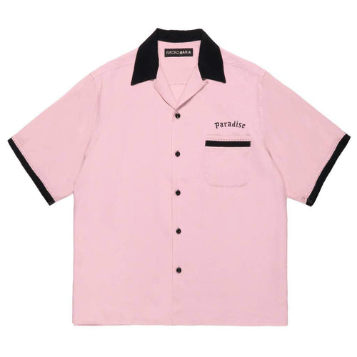 SWITCHING SHIRT S/S ( TYPE-2 ) #PINK [26SS-WMS-OC08] - cocorozashi 