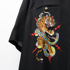 TIM LEHI | HAWAIIAN SHIRT S/S ( TYPE-1 ) #BLACK [26SSE-WMS-HI01]