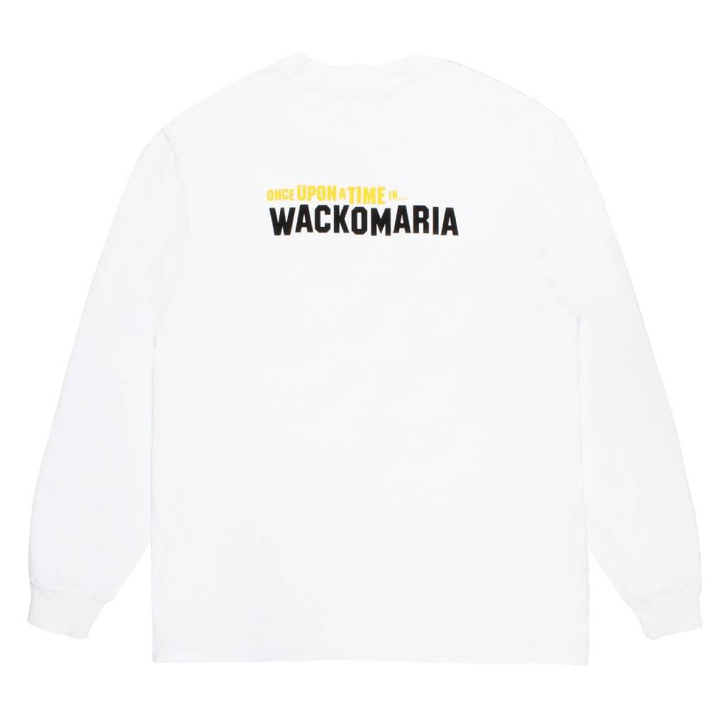 WASHED HEAVY WEIGHT CREW NECK LONG SLEEVE T-SHIRT ( TYPE-3 ) #WHITE [26SS-WMT-LT05]