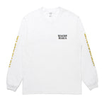 WASHED HEAVY WEIGHT CREW NECK LONG SLEEVE T-SHIRT ( TYPE-4 ) #WHITE [25SS-WMT-LT04]