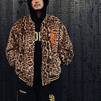 MLB | SD | REVERSIBLE VARSITY JACKET ( TYPE-3 ) #BLACK-BEIGE [MLB-WM-BL03]