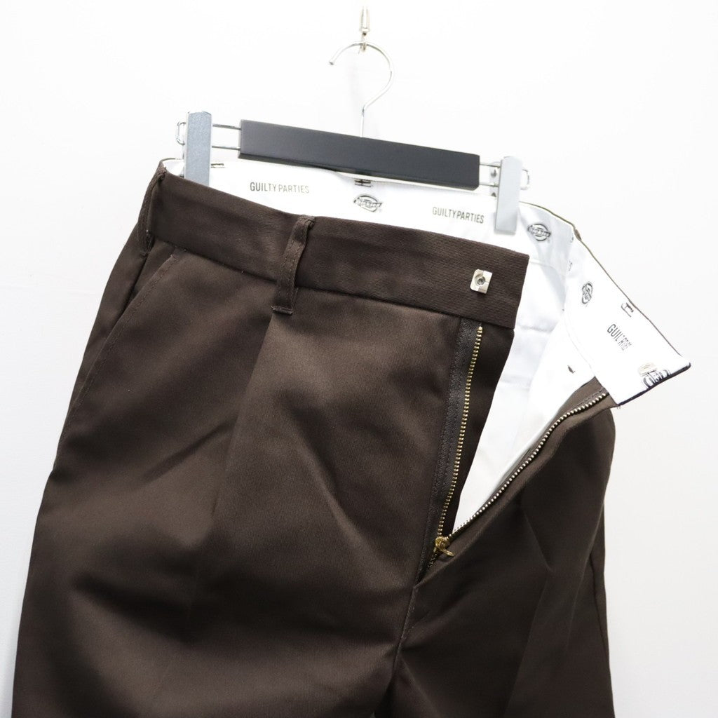 DICKIES | PLEATED TROUSERS #BROWN [26FW-WMP-DC01]