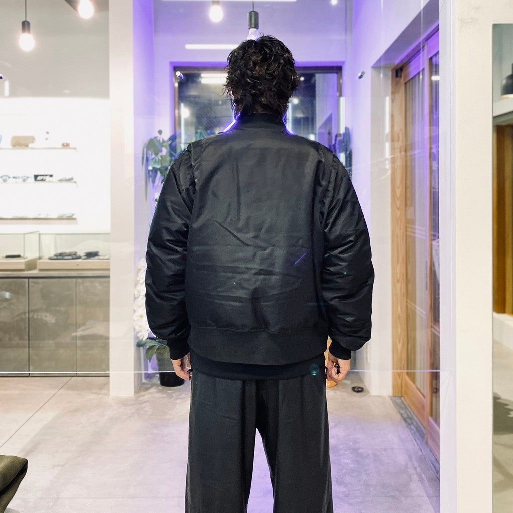 TECH 2WAY MA-1 DOWN JACKET #BLACK [BW-40025W]