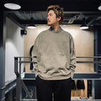 OVERDYE OVERLAP LIGHT CREW NECK #BROWN [CES27CS20]