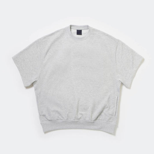 TECH SWEAT CREW S/S #TOP GRAY [BE-51025]