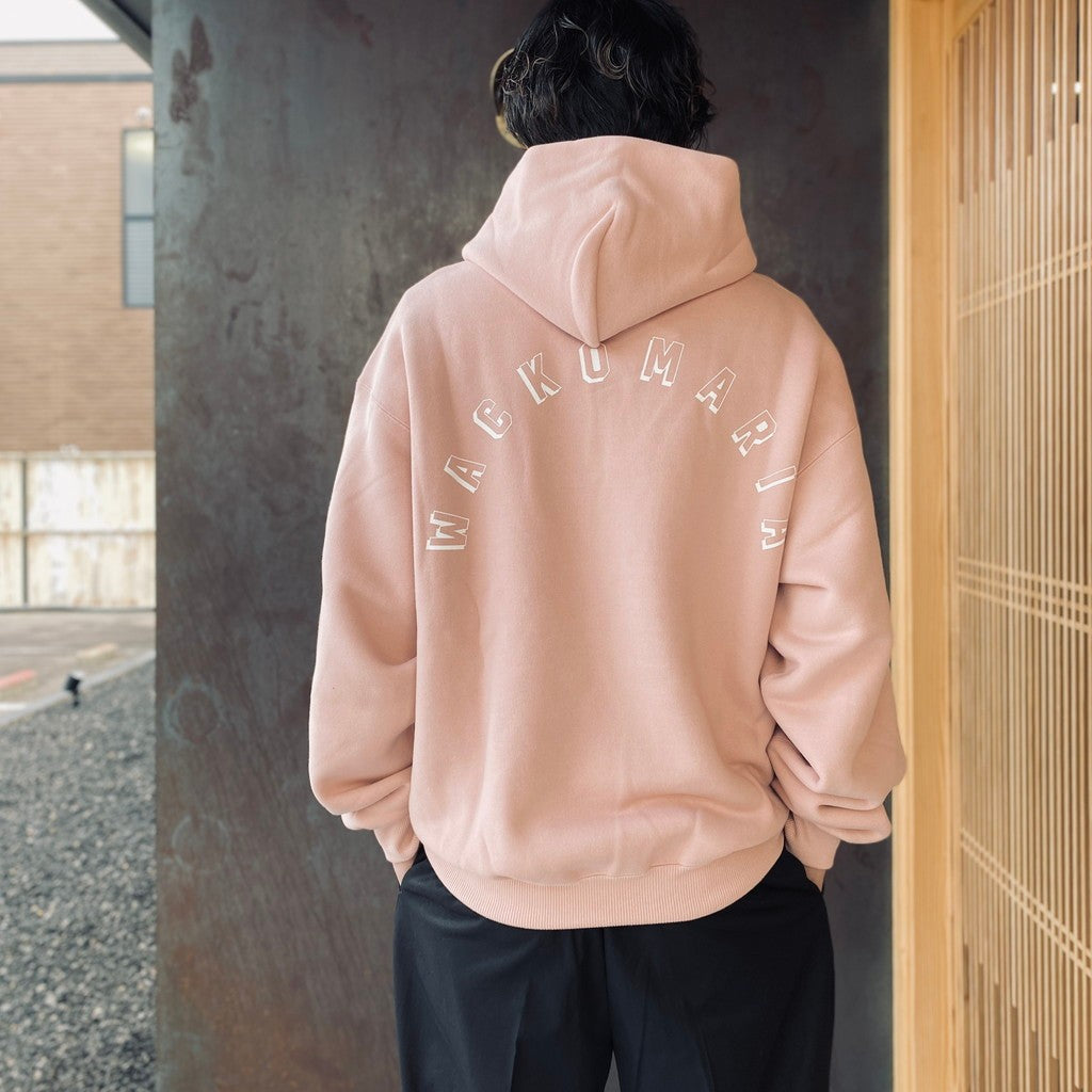 MIDDLE WEIGHT PULLOVER HOODED SWEAT SHIRT #PINK [26SS-WMC-SS07]