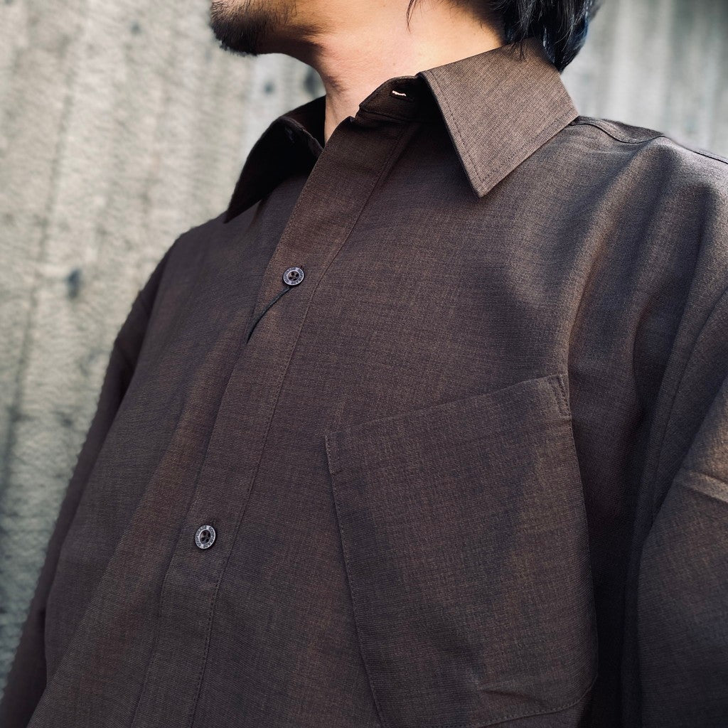 EVD Basic Pocket L/S Shirt #Brown [GOOPI-26AW-SEP-01]