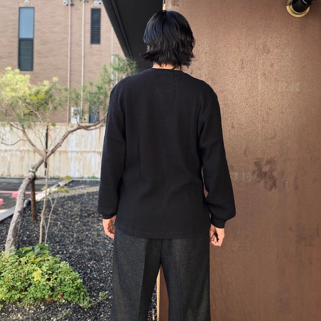 THERMAL SHIRT #BLACK [26FW-WMT-TM01]