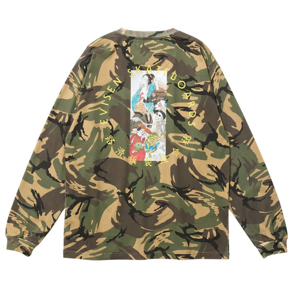 HYAKKI YAENZU LS TEE #Camo [26FW_T02]