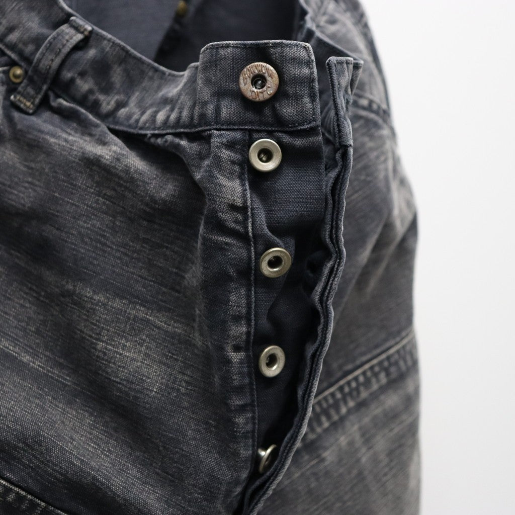 DOUBLE KNEE DUCK SHORTS AGED #BLACK [BW261-DKDS]