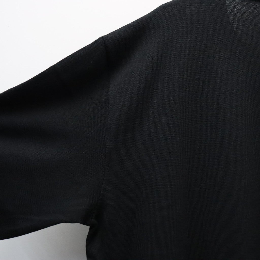 COTTON KNIT CREW NECK SWEATER ( TYPE-1 ) #BLACK [26FWE-WMK-KN01]