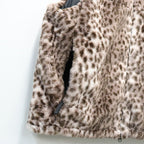 WILD THINGS | LEOPARD FUR HAPPY VEST ( TYPE-2 ) #L-PINK [26FW-WMO-WT06]
