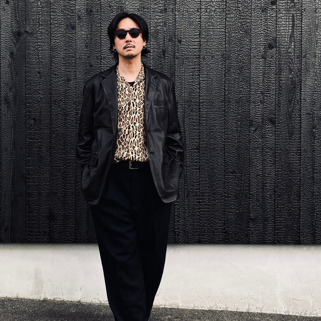 LEATHER JACKET ( TYPE-2 ) #BLACK [26FW-WMO-JK02]
