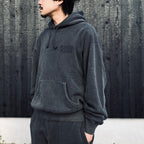 WASHED MIDDLE WEIGHT PULLOVER HOODED SWEAT SHIRT #GRAY [26SS-WMC-SS05]