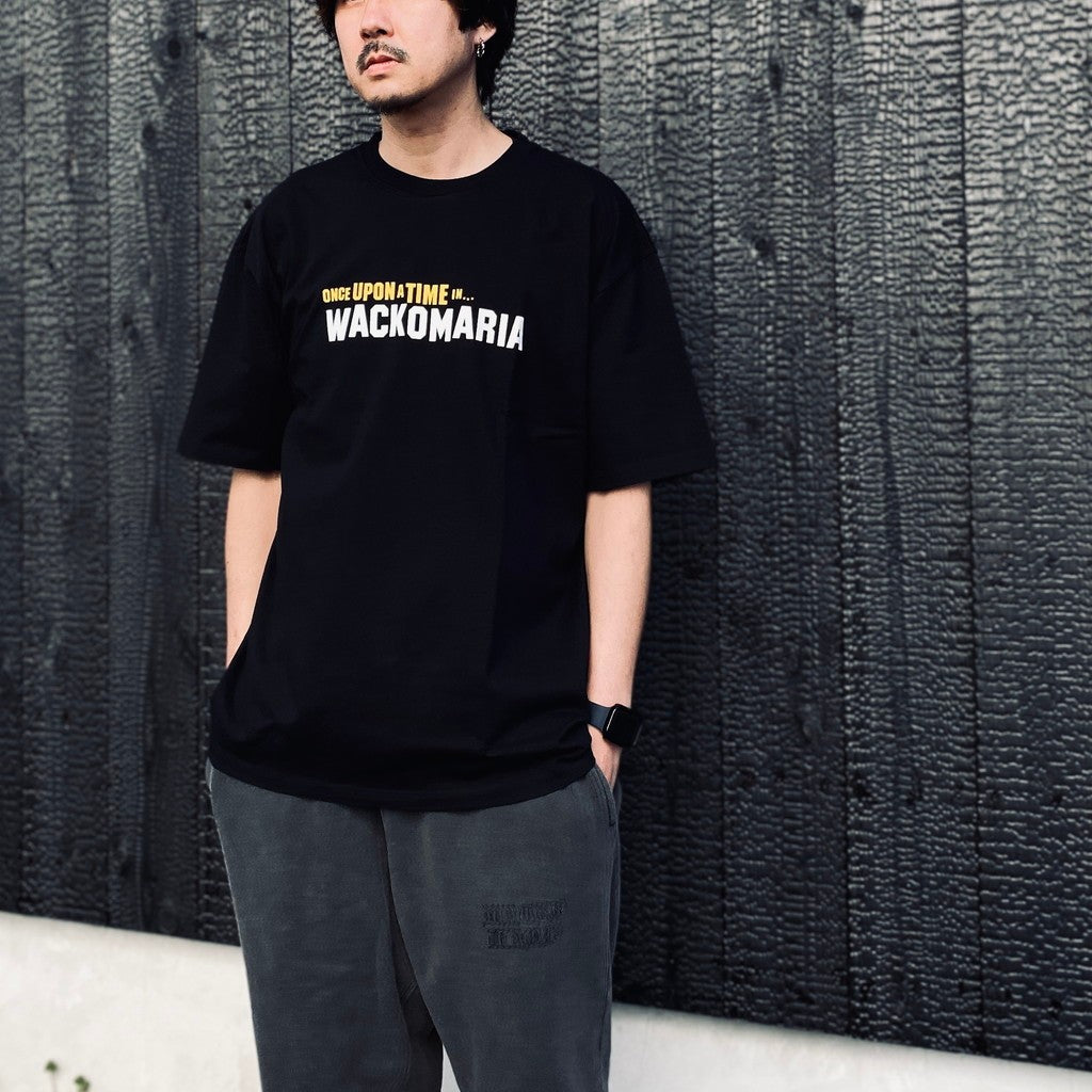 WASHED HEAVY WEIGHT CREW NECK T-SHIRT ( TYPE-5 ) #BLACK [26SS-WMT