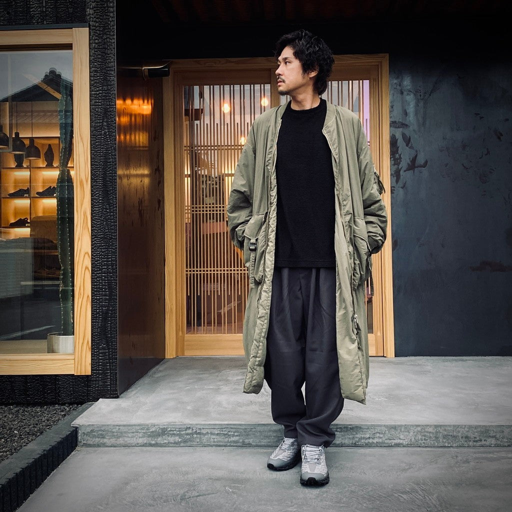 GARMENT DYE DOWN MA-1 LONG COAT #Olive [FST09252U0001