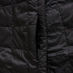 CREW NECK W-ZIP DOWN JKT #BLACK [TAION-104WZ]