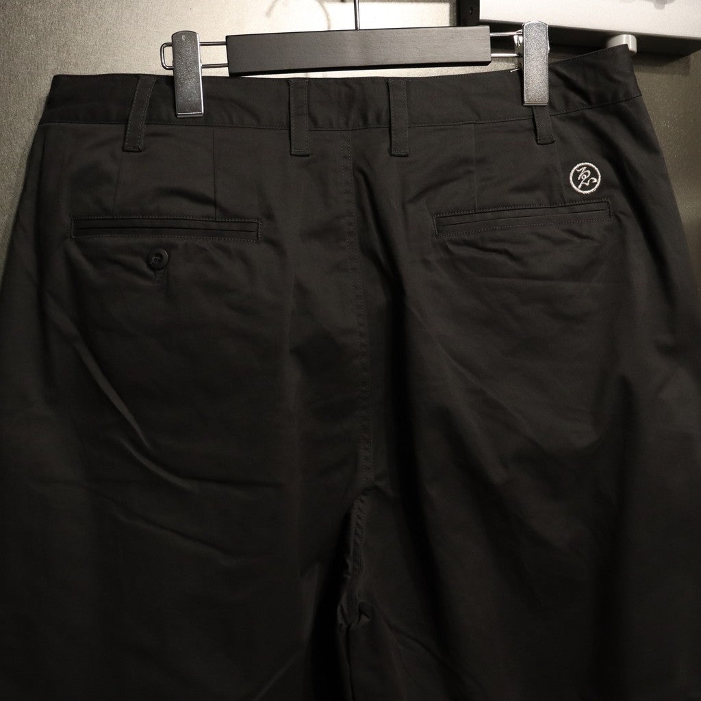 斜紋波西米亞長褲 #黑色 [24SS-B06]