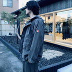 COTTON HOOD JACKET #CHARCOAL [CES29JK08]