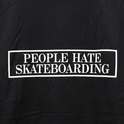 人們討厭滑板 T 卹 #黑色 [SS24-T12]